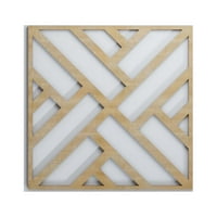 Ekena Millwork 3 8 W 3 8 H 3 8 T Средна Килин Декоративна фрагмент дрвени wallидни панели, бреза