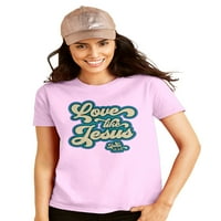 Блажена девојка маица за момчиња - Loveубов како Исус - Кенди срца Хедер - xx -large
