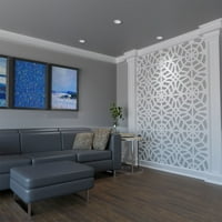 Големи украсни украсни wallидни панели во архитектонско одделение ПВЦ