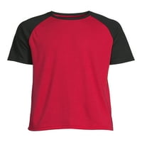 Машка маица со кратки ракави на Georgeорџ Раглан во боја, до големина 3XL