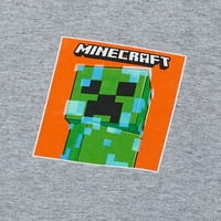 Графичка маица и џемпери за момчиња од Minecraft, 2-пакувања, големини 4-18