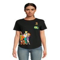 Scooby Doo graphенски графички мета со кратки ракави, големини xs-xxxl