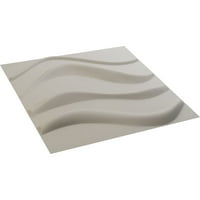 Ekena Millwork 5 8 W 5 8 H бран Endurawall Декоративен 3Д wallиден панел, Ultracover сатенски цвет бело