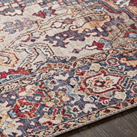 Уметнички ткајачи Ирис Апстрактна област килим, тексас, 7'6 9'6