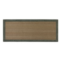 Брукстон нежен чекор декоративен модерен текстуриран акцент килим, мудрец, 20 x50