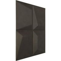Екена Милхаурд 5 8 W 5 8 H Tellson Endurawall Декоративен 3Д wallиден панел, Универзална старосна металик