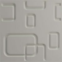 Ekena Millwork 7 8 W 7 8 H OSLO Endurawall Декоративен 3Д wallиден панел, Универзална метална магла од бисер