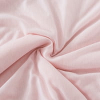Нов текстил за домашни текстили со цврсто печатење полиестер фрлање, розова