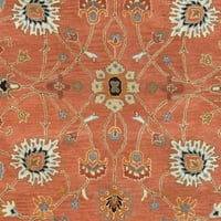 Уметнички ткајачи алби Руст Традиционален килим од 9 '12'
