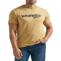 Графичко лого на Wrangler® Man Graphic Logo со кратки ракави, големини S-2XL
