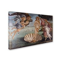 Трговска марка ликовна уметност „Родење на Венера 1484“ платно уметност од Сандро Ботичели