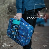 Едноставна модерна торба за ручек 4L Хедли за деца - Изолирана шема за женски и машки ручек