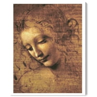 Студиото Wynwood Classic и фигуративно wallидни уметности за печатење на платното „Леонардо да Винчи“ - Ренесанса