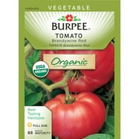 Burpee org, домат, црвено од брендивин
