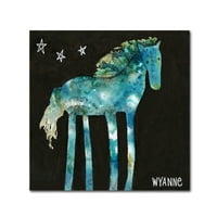 Трговска марка ликовна уметност „полноќно пони“ платно уметност од Вајан