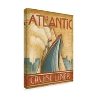 Трговска марка ликовна уметност „Атлантска крстарење“ платно уметност од Итан Харпер