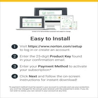 Нортон Платинум, антивирусен софтвер за уреди, претплата на годината, компјутер Mac iOS Android [Дигитално