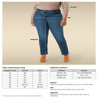 Потпис од Леви Штраус и Ко. Womenенски плус големина на средно издигнување шорцеви