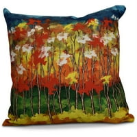 Едноставно Дејзи 16 16 Есенска перница за цветни печати