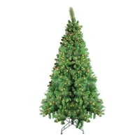 Northlight Clear Incandescent Green Hinged Spruce елки, 7,50 '