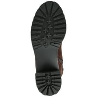 Brinley Co. Womens Tru Comfort Foam Дополнително широко теле колено високо чизми