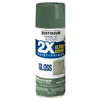 Sage Green, Rust-Oleum American Accents Ultra Gloss Spray Paint- Оз, пакет