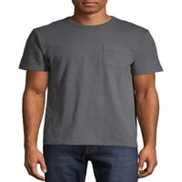 Машка маица за џеб на екипажот за мажи и голема машка машка екипа, до големина 3XL