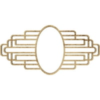 36 W 18 H 17 IH 7 8 IW 1 P Елизабет Архитектонско одделение ПВЦ пирфиран тавански медалјон, античка бронза