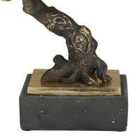 Decmode 4 W, 13 H полистон еклектична скулптура, бронза, 1 парчиња