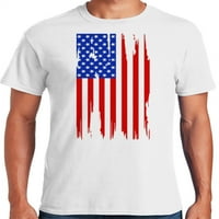 Графичка Америка 4-ти јули потресено американско знаме машко колекција маица