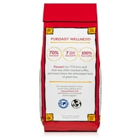 Puroast ниска киселина со висока антиоксиданс дек -ванила мелено кафе, торба од мл