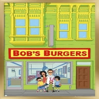Бургерс на Боб - Постери за клучен wallид, 22.375 34