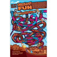 Пафки од какао, чоколадни житни култури, 16. мл