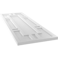 Ekena Millwork 18 W 43 H TRUE FIT PVC HASTINGS FIXED MONT SULTTERS, бело