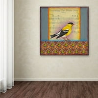 Трговска марка ликовна уметност „Мала птица 220“ платно уметност од Рејчел Пакстон
