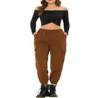 Уникатни поволни цени женски панталони за џогерски панталони со панталони со еластична половината