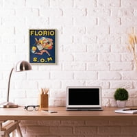 Студец домашен декор Флорио гроздобер постер дизајн дизајн платно wallидна уметност од Марчело Дудович