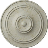 1 4 OD 1 8 P Мал класичен медалјон на таванот, тенџере со рачно насликан сад од крем за крем