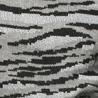 Фармерки со Софија од Софија Вергара, женски тигарски ленти, исмејувани џемпер на вратот