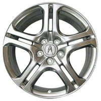 Преиспитано тркало за легури на алуминиум ОЕМ, сите насликани светло сребро, вклопуваат 2004- Acura TL