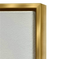 Правила за бања за бањи Смешен збор дрво текстуриран дизајн метален злато врамено лебдечко платно wallидна уметност, 16х20