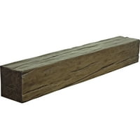 Екена мелница 8 H 8 D 60 W Riverwood Fau Wood Camplace Mantel, Premium AdEd
