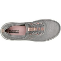 Skените на Skechers Women Gowalk Fle Lucy Bungee Slip-on Comfort Atticer Walking Sneaker