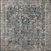 Колекција Лолои II Касандра CSN- Сина мулти ориентална област килим 18 18 примерок