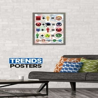 Trends International Printed Rramed Posters, 14,72 22,37