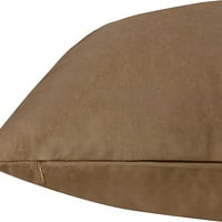 Делара од кадифено декоративно фрлање перница со вметнување, перница поставена за домашен тросед, кауч, спална