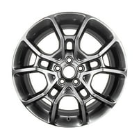 Каи 7. Преиспитано ОЕМ алуминиумско тркало, сите насликани црни пушени хиперсилвер, се вклопуваат - Dodge Challenger