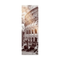 Трговска марка ликовна уметност „Долче Вита Рим Рим Колосеум XII“ платно уметност од Филип Хугонард