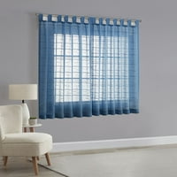 Главни ткаени чиста лента за ленти со еден единечен завеса, светло сина, 63