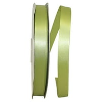 Reliant Ribbon Single Face Satin All Iimity Green Green Grass Polyester Ribbon, 3600 0,62